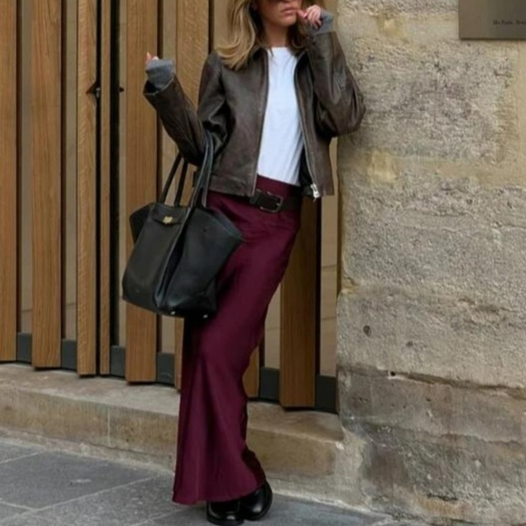 NWT ZARA SATIN EFFECT midi SKIRT S Brand new with tags - Picture 6 of 6